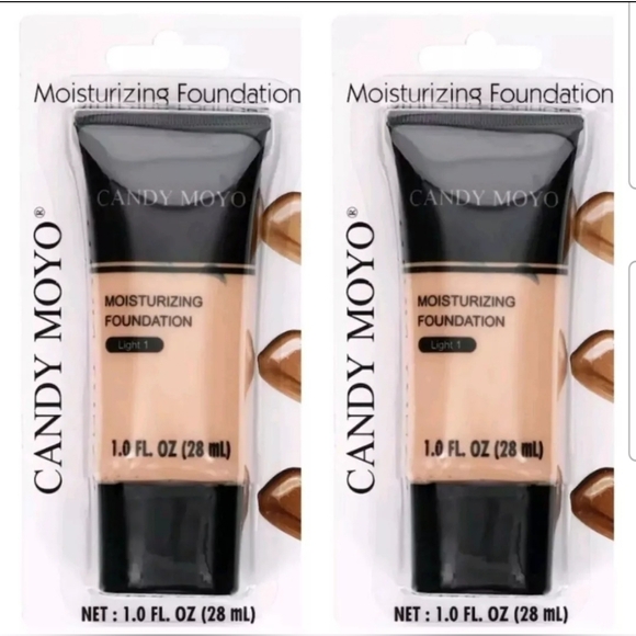 2 x Candy Moyo Moisturizing Foundation In Light 1fl oz BNIB - Picture 1 of 2